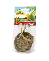 Гурме гнездо със семена - лакомство за малки птици, 75 гр. - JR FARM Glutton Nest 